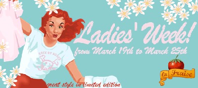 laFraise ladies week spreadshirt laFraise ladies week spreadshirt