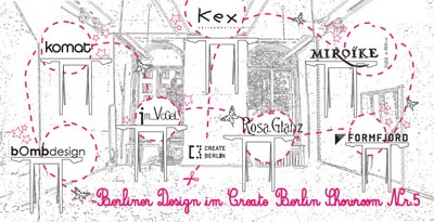 berliner design create berlin showroom komat bombdesign kex rosa glanz miroike formfjord
