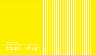 wörterbuch design gestaltung petruschat dictionary form zweck verlag berlin
