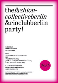 FRANZIUS, Lala Berlin, majaco, mongrels in common, presque fini, PULVER, starstyling, IO, Maiami, Reality Studio, von Wedel & Tiedeken, bubble.kid berlin