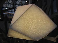 styropor design lampe 