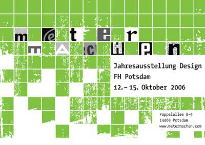 metermachen fh potsdam design jahresausstellung metermachen fh potsdam design jahresausstellung