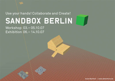 Aram Bartholl Sandbox Berlin Second Life Workshop Ausstellung Aram Bartholl Sandbox Berlin Second Life