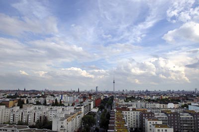 Blick über das Brunnenviertel
